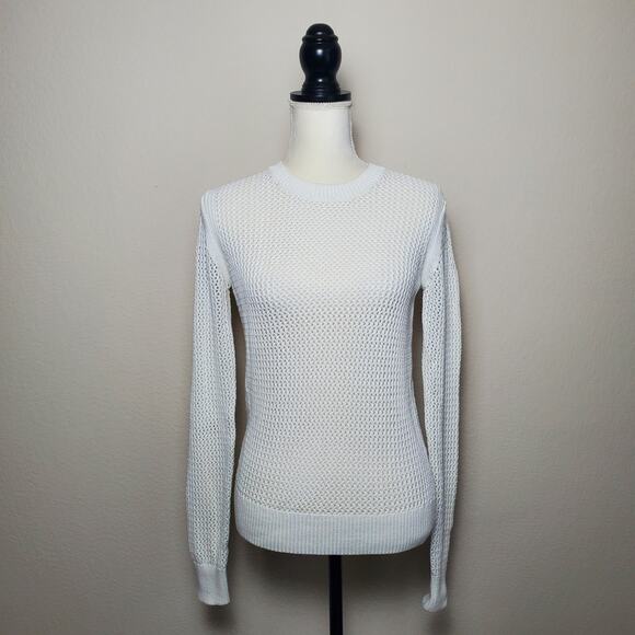 Everlane Mesh Crewneck Sweater Small - Picture 1 of 6